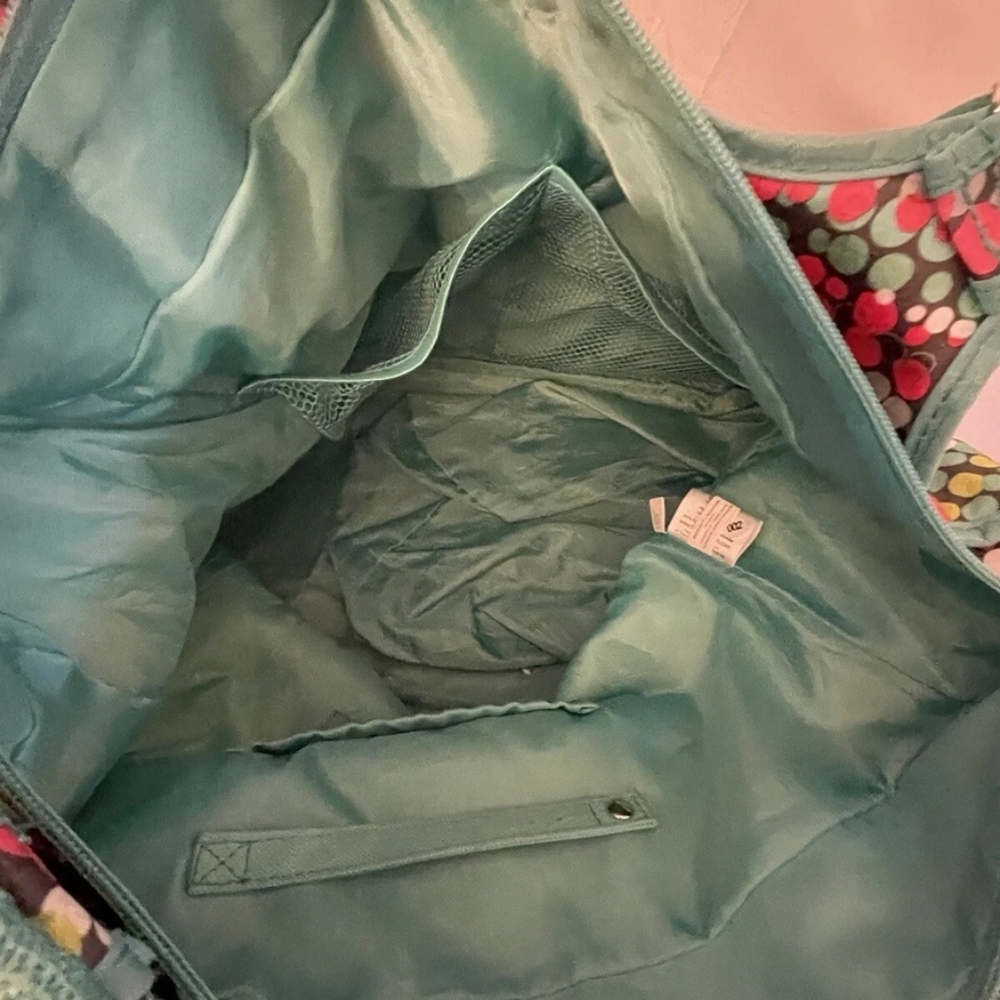 ****Thirty-One 31 Large Multicolor Dot Pattern TO… - image 9